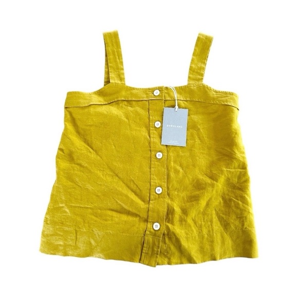 Everlane Linen Button Front Apron Tank | NWT - Picture 7 of 7